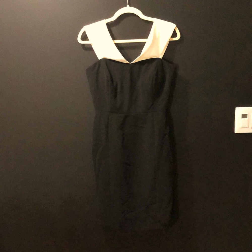 Calvin Klein black/white cocktail dress